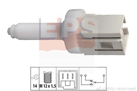 Выключатель фонаря сигнала торможения EPS 1.810.077