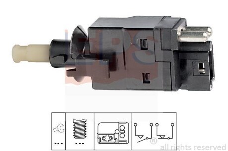 Выключатель фонаря сигнала торможения EPS 1.810.088