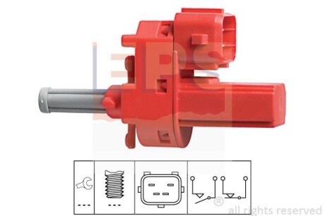 Выключатель, привод сцепления (Tempomat) EPS 1.810.140