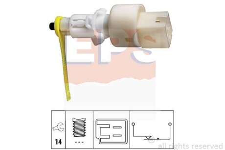 Выключатель фонаря сигнала торможения EPS 1.810.153
