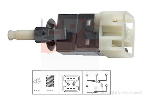 Выключатель фонаря сигнала торможения EPS 1.810.206