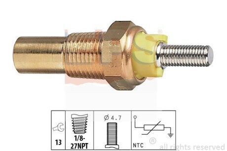 Температурный датчик охлаждающей жидкости EPS 1.830.028