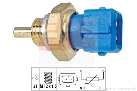 Датчик, температура охлаждающей жидкости EPS 1.830.342