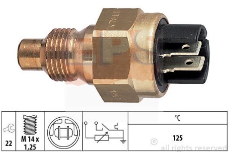Температурный датчик охлаждающей жидкости EPS 1.830.510