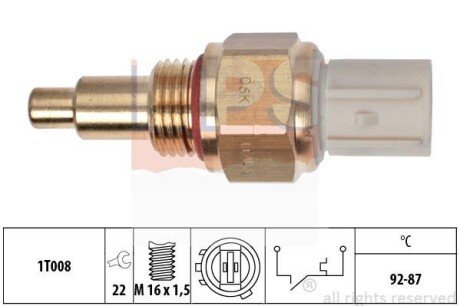 Термовыключатель, вентилятор радиатора EPS 1.850.050