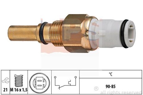 Термовыключатель, вентилятор радиатора EPS 1.850.090