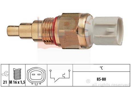 Термовыключатель, вентилятор радиатора EPS 1.850.109