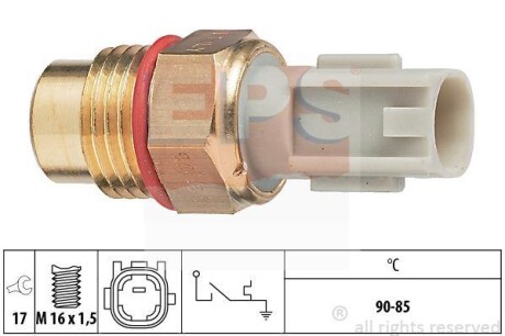 TOYOTA температурний датчик включення вентилятора радіатора AVENSIS 97- EPS 1.850.223 (фото 1)