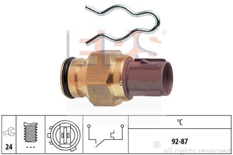 Термовыключатель, вентилятор радиатора EPS 1.850.285