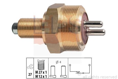 Выключатель, фара заднего хода EPS 1.860.100