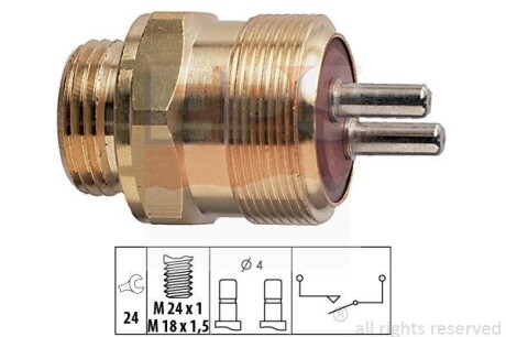 Выключатель, фара заднего хода EPS 1.860.128