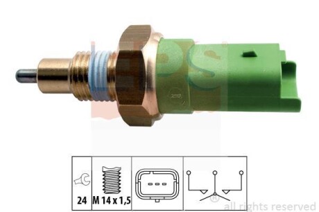 Датчик включення заднього ходу EPS 1.860.245 (фото 1)