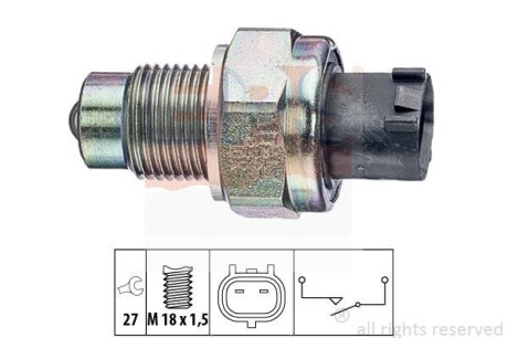 Выключатель, фара заднего хода EPS 1.860.295