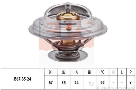 Термостат, охлаждающая жидкость EPS 1.880.401S