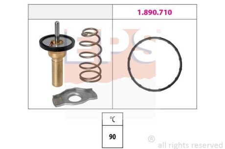 Термостат, охлаждающая жидкость EPS 1.880.774