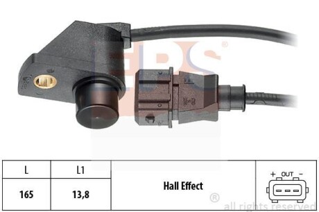 Датчик, положение распределительного вала EPS 1.953.242