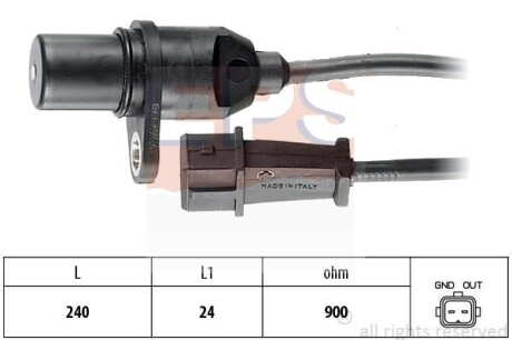 Датчик положення к/вала EPS 1.953.279