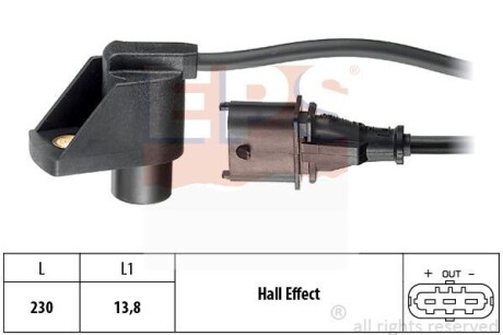 Датчик, положение распределительного вала EPS 1.953.331