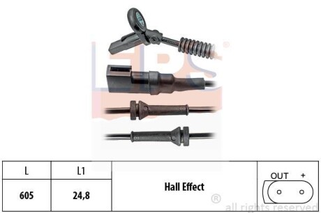 Датчик ABS EPS 1.960.152