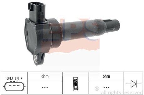 DB котушка запалювання SMART Fortwo 1,0 07- EPS 1.970.503