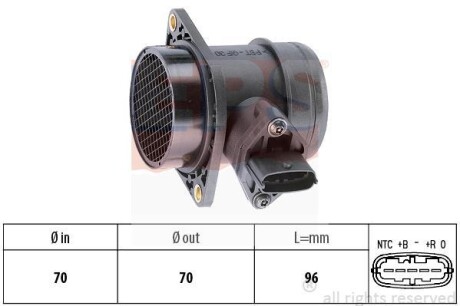 Расходомер воздуха EPS 1.991.031