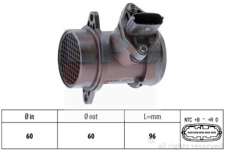 Расходомер воздуха EPS 1.991.158