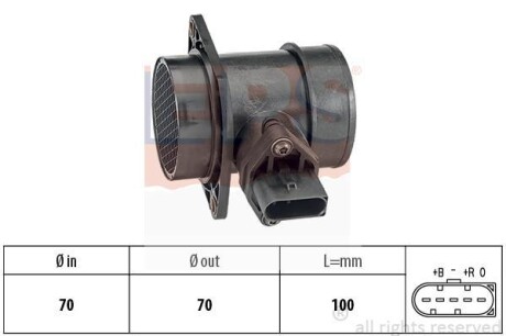Расходомер воздуха EPS 1.991.212