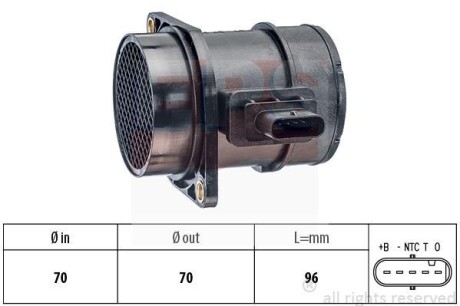 Расходомер воздуха EPS 1.991.372