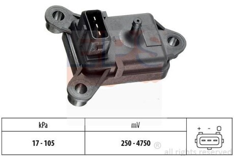Датчик, давление во впускном газопроводе EPS 1.993.003