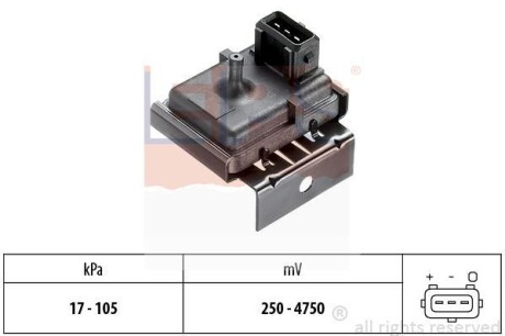 Датчик, давление во впускном газопроводе EPS 1.993.021
