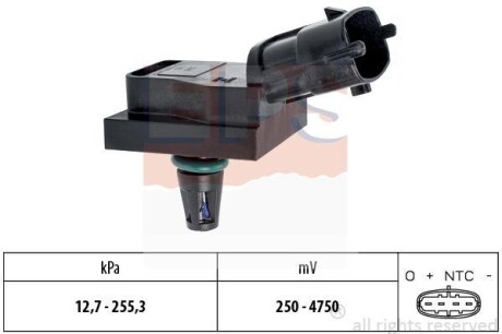 Датчик тиску наддува EPS 1993246