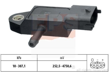 FORD датчик тиску Transit 2,4TDCi 06- EPS 1.993.348