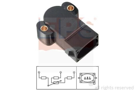 Датчик, положение дроссельной заслонки EPS 1.995.064
