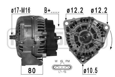 ALTERNATOR SZT ERA 209122