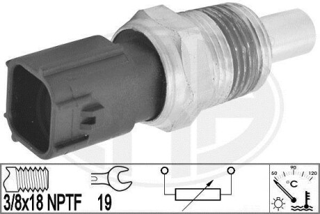 Датчик температури охолоджуючої рідини ERA 330869 (фото 1)