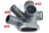 Фланець системи охолодження VW Golf III/IV/Passat 88-02 ERA 354075 (фото 1)
