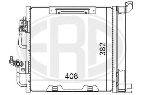 Радіатор кондиціонера ERA 667019