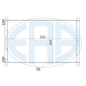 Радіатор кондиціонера ERA 667170