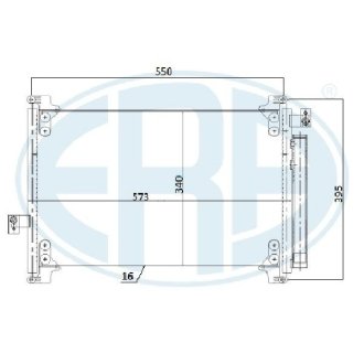 Радіатор кондиціонера ERA 667273
