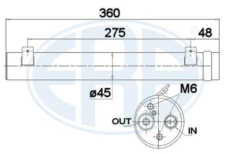 Осушувач кондиціонера ERA 668030