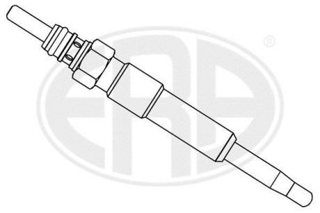 Свічка розжарювання VW/AUDI 1.9/2.5TDI, 12V ERA 886006 (фото 1)