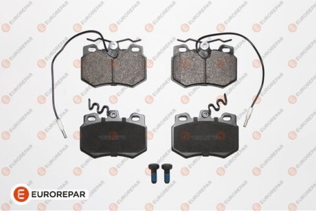 Гальмівні колодки, дискове гальмо (набір) EUROREPAR 1617248480