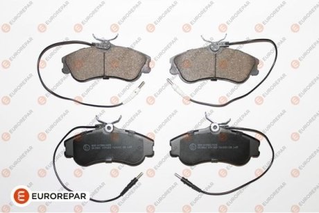 Колодки гальмівні (передні) Citroen Berlingo 96-11/Xsara/Peugeot 306 93-05/Partner 96-15 (+датчики) EUROREPAR 1617254480