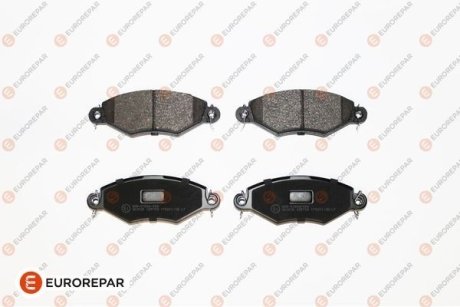 Колодки гальмівні (передні) Peugeot 206 98-/Peugeot 206+ 09-13/Peugeot 306 93-01 EUROREPAR 1617254980