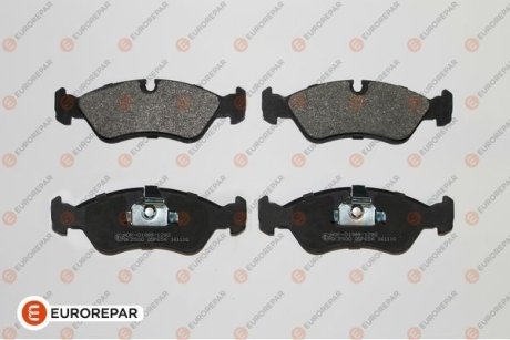 Колодки гальмівні (передні) Opel Astra F 91-98/Kadett E 87-93/Vectra A/B 88-03 EUROREPAR 1617267180