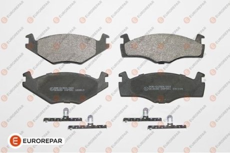 Колодки гальмівні (передні) Seat Cordoba/Ibiza II 93-02/VW Golf III 91-99/Polo 95-02 EUROREPAR 1617270580