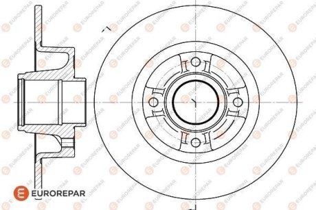 ДИСК ГАЛЬМ?ВНИЙ EUROREPAR 1618871380