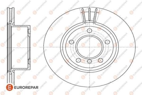 8708309198 ДИСК ГАЛЬМ?ВНИЙ EUROREPAR 1618888380
