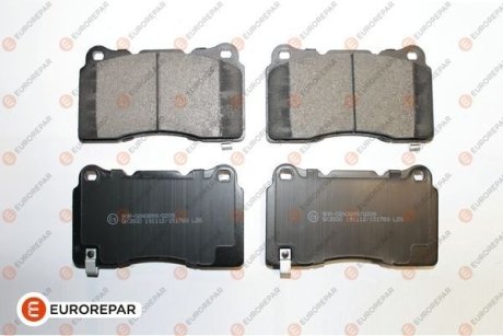 Колодки гальмівні (передні) Opel Insignia 08-17/Astra J/Tesla S/X/VW Golf VII 12-/Renault Megane 17 EUROREPAR 1675990380