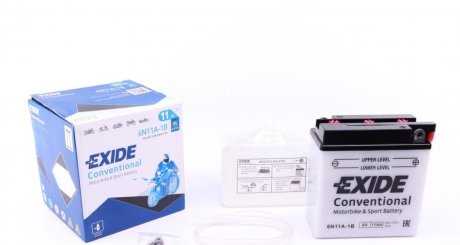 Стартерная батарея (аккумулятор) EXIDE 6N11A1B